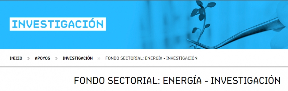 Fondo Sectorial Energía - Investigación